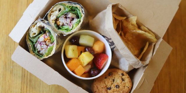 Mexican Ceviche Wrap Boxed Lunch