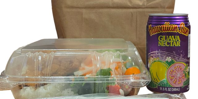 Huli Huli Chix Plate Bagged Lunch