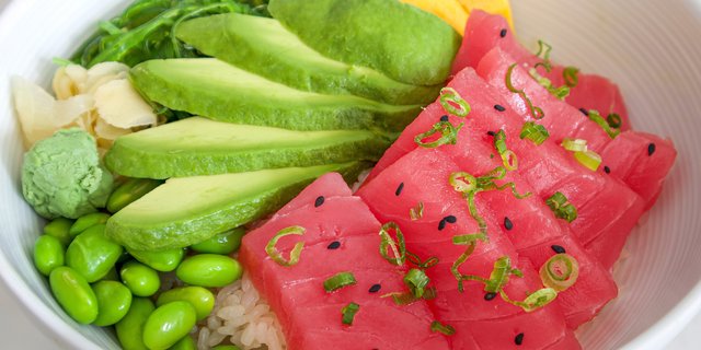Tuna Chirashi Sushi Rice Bowl
