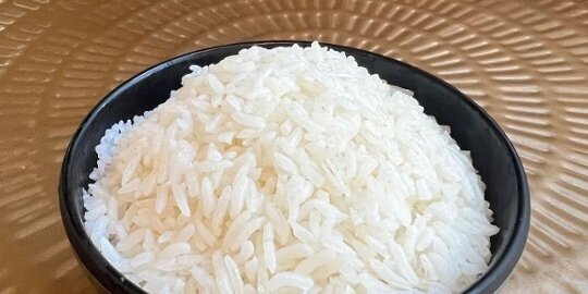 White Rice Half Tray