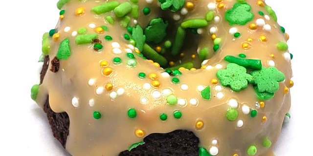 St. Pat's Donut Irish Cream & Coffee