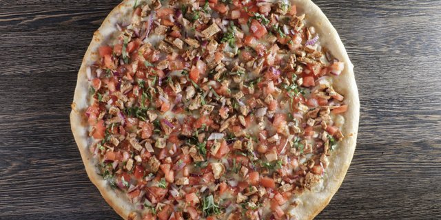 Chicken Bruschetta Pizza