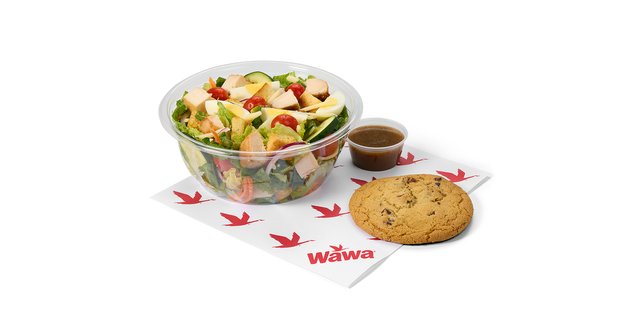 Garden Salad Meal w/ Roasted Chicken