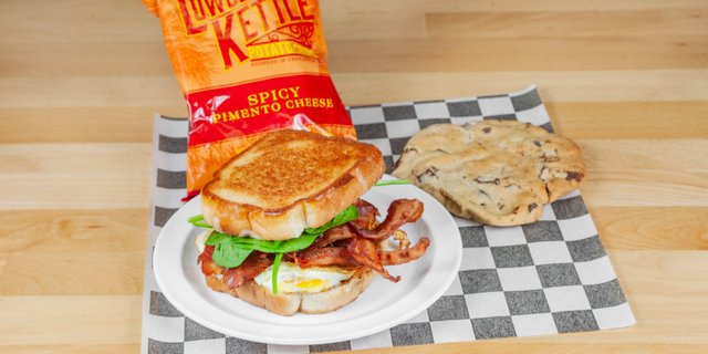 Signature Bacon Jam Toastie Breakfast Box