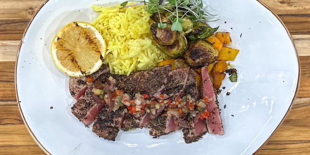 Coriander & Fennel Crusted Ahi