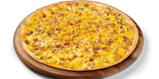 14" Mega Meat Breakfast Pizza