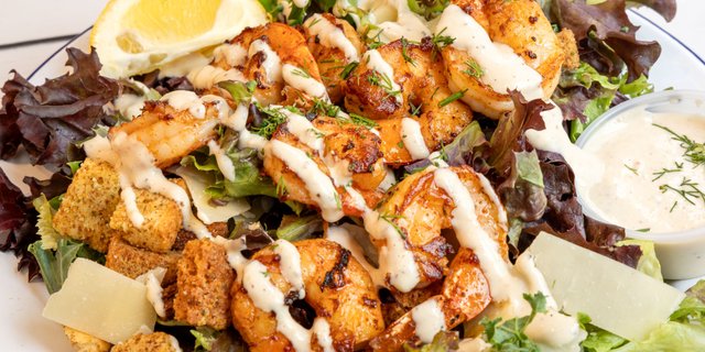 Blackened Shrimp Caesar Salad Brown Bag Lunch