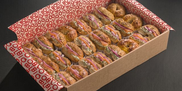 Salmon Deluxe Bagel Box