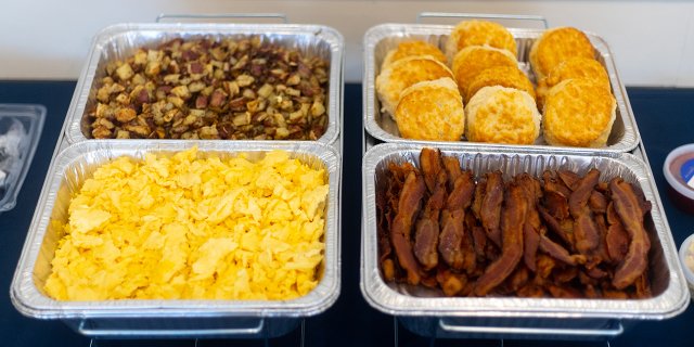 Scrambled Egg Breakfast Buffet