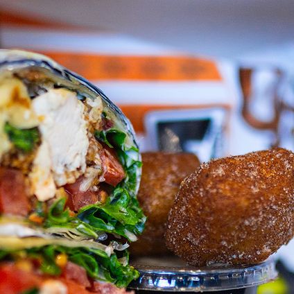 Fried Chicken BLT Wrap Boxed Lunch