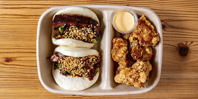 Bao & Popcorn Chicken Box