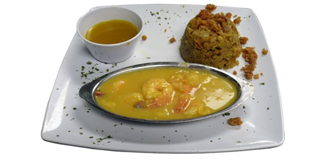 Mofongo w/ Shrimp in Garlic Sauce
