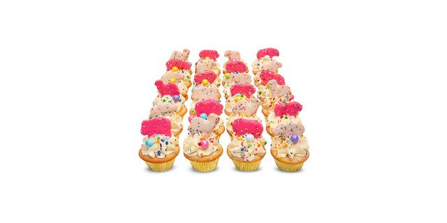 Yumfetti Mini Cupcakes
