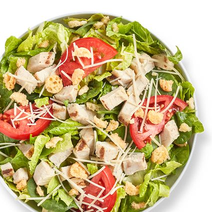 SuperGreen Caesar Chicken Salad