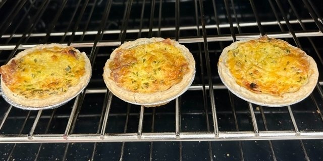 Individual Mini Sausage & Cheese Quiches
