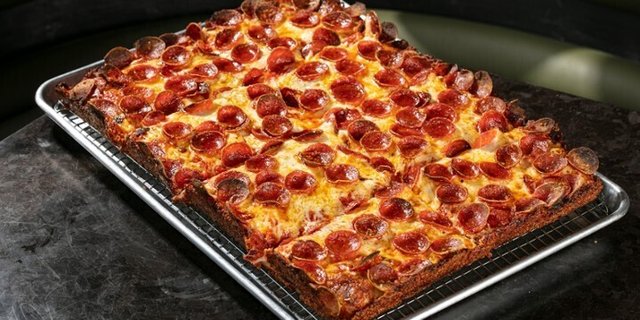 Sicilian Pepperoni Pizza
