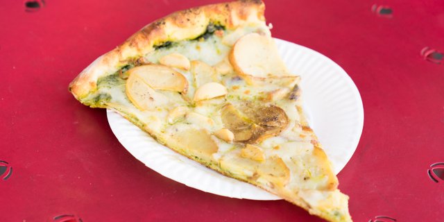 Potato Pesto Pizza