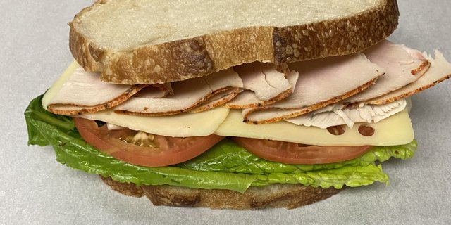 Turkey Sandwich w/ Swiss Cheese