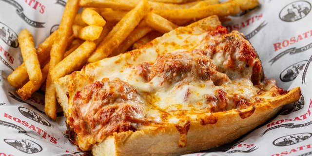 Meatball Parmigiana Sandwich
