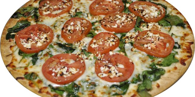 Roma Spinach Pizza
