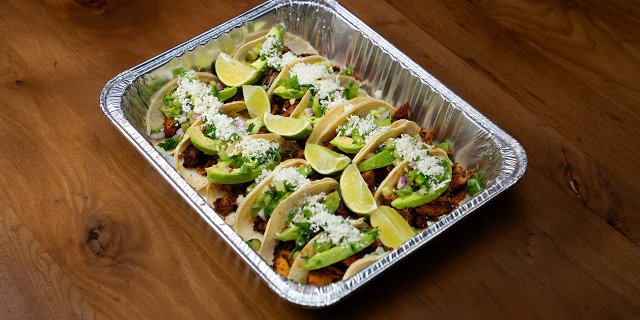 Red Chile Chicken Tacos