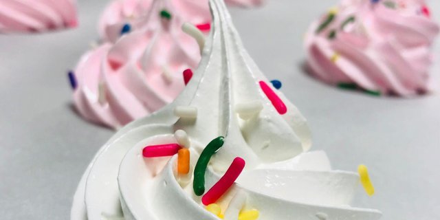 Birthday Meringues