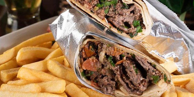 Beef Shawarma Wrap