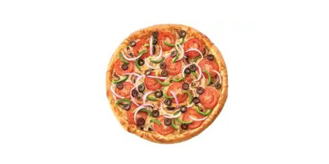 Traditional Vegetarian Pizza