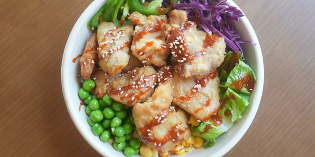 Spicy Fried Chicken Bowl