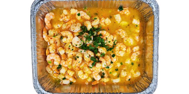Hawaiian Garlic Shrimp