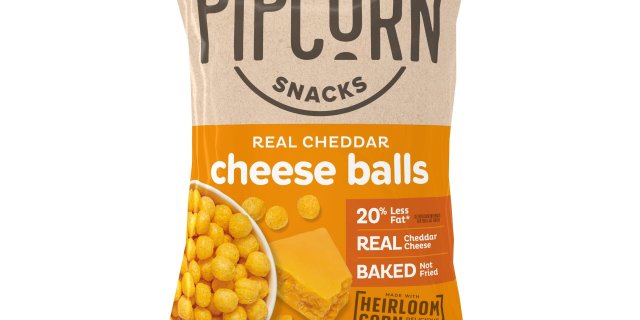 Heirloom Popcorn Cheddar Cheese Balls 4.5oz