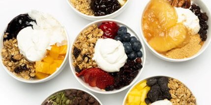 Greek Yogurt w/ Black Cherry & Peach