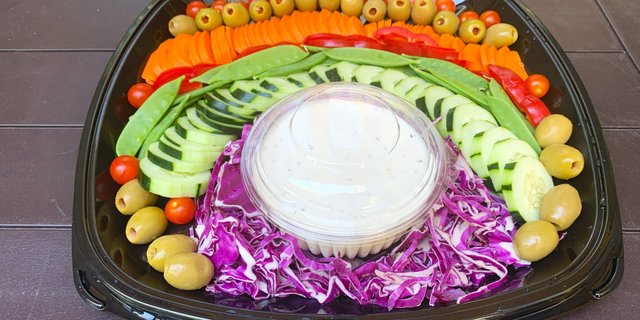 Rainbow Vegetable Platter