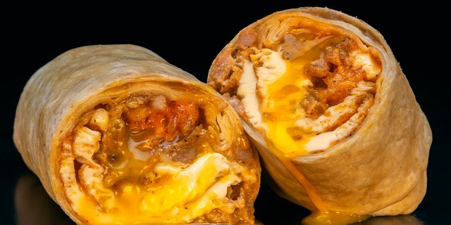 Cajun Breakfast Burrito
