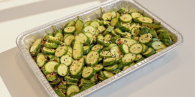 Cucumber Salad Tray