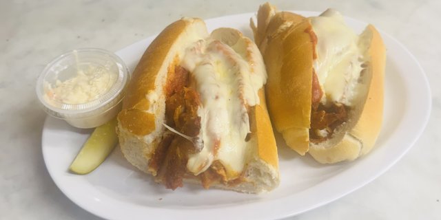 Chicken Parmigiana Hero