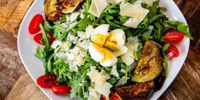 Eggplant & Arugula Salad
