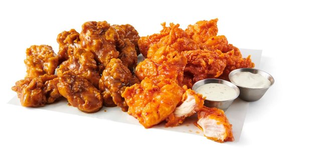 100 Boneless Wings