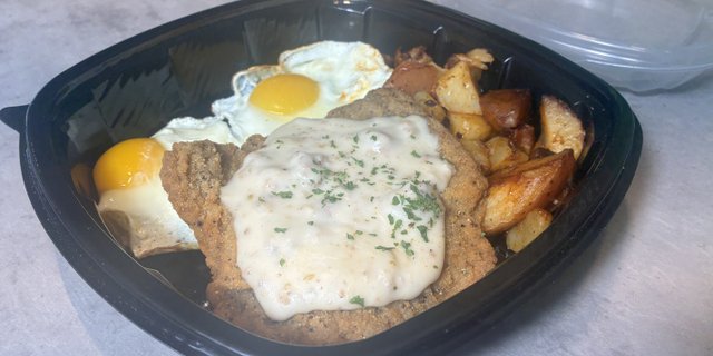 Country Fried Steak & Eggs Box