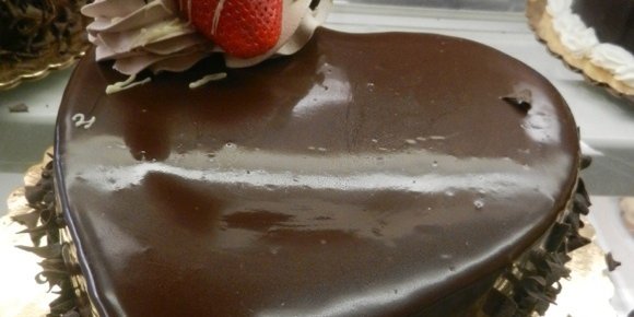 Personal Chocolate Mousse Love You Cake