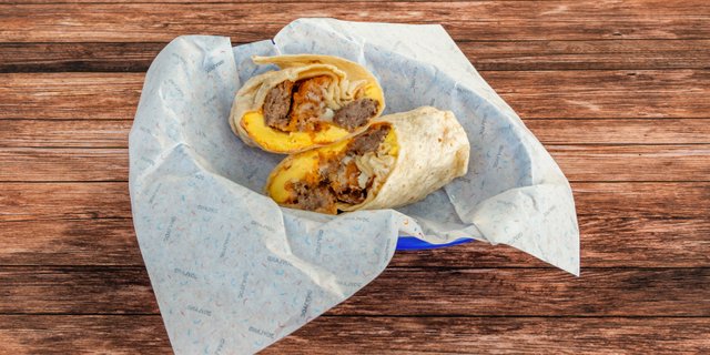 Sausage Breakfast Burrito