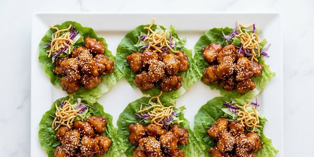 Sesame Chicken Dinner