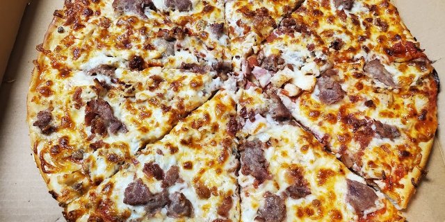 Meaty Meat Pizza
