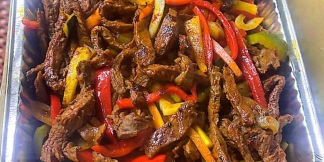 Grilled Steak Fajita Tray