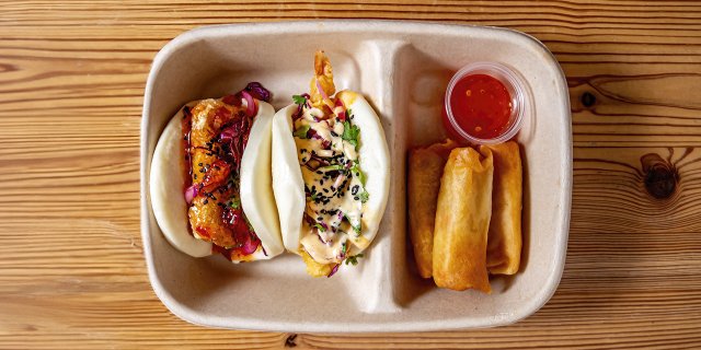 Bao & Spring Roll Box