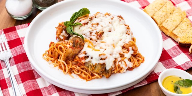 Spaghetti Eggplant Parmesan