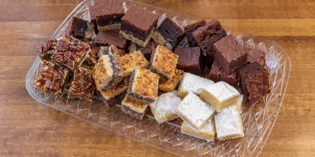 Assorted Large Square Bites Tray