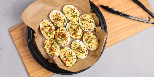 Prosciutto Deviled Eggs