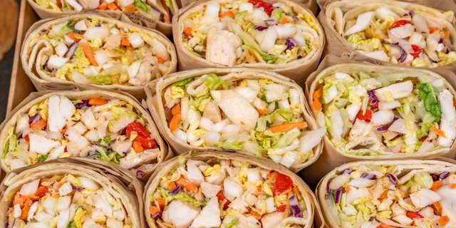 Asian Chicken Wrap Box