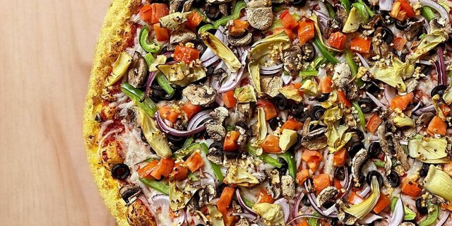 Gluten-Free Veggie Supreme Gourmet Vegan Pizza